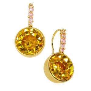 $68 Kate Spade Reflecting Pool Earrings yellow